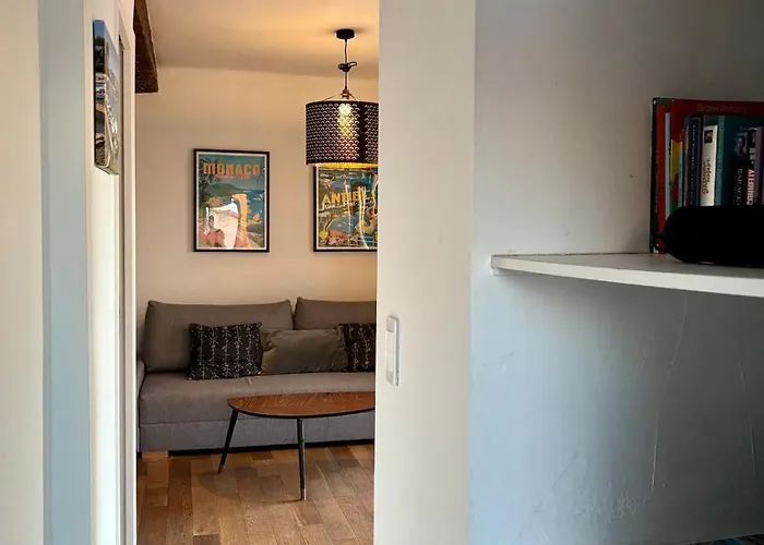 Old Town Rooftop Sea-view 1br With Terrace Antibes